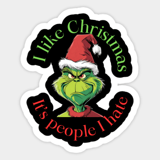 Mr Grinch Sticker